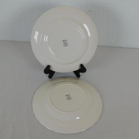 Lot of 2 Spode Buttercup New Black Backstamp Bread Butter Plate 6.5 in England - Picture 6 of 9